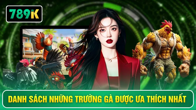 Danh sách những trường gà được ưa thích nhất