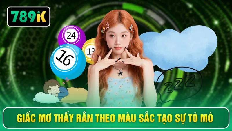Giấc mơ thấy rắn theo màu sắc tạo sự tò mò